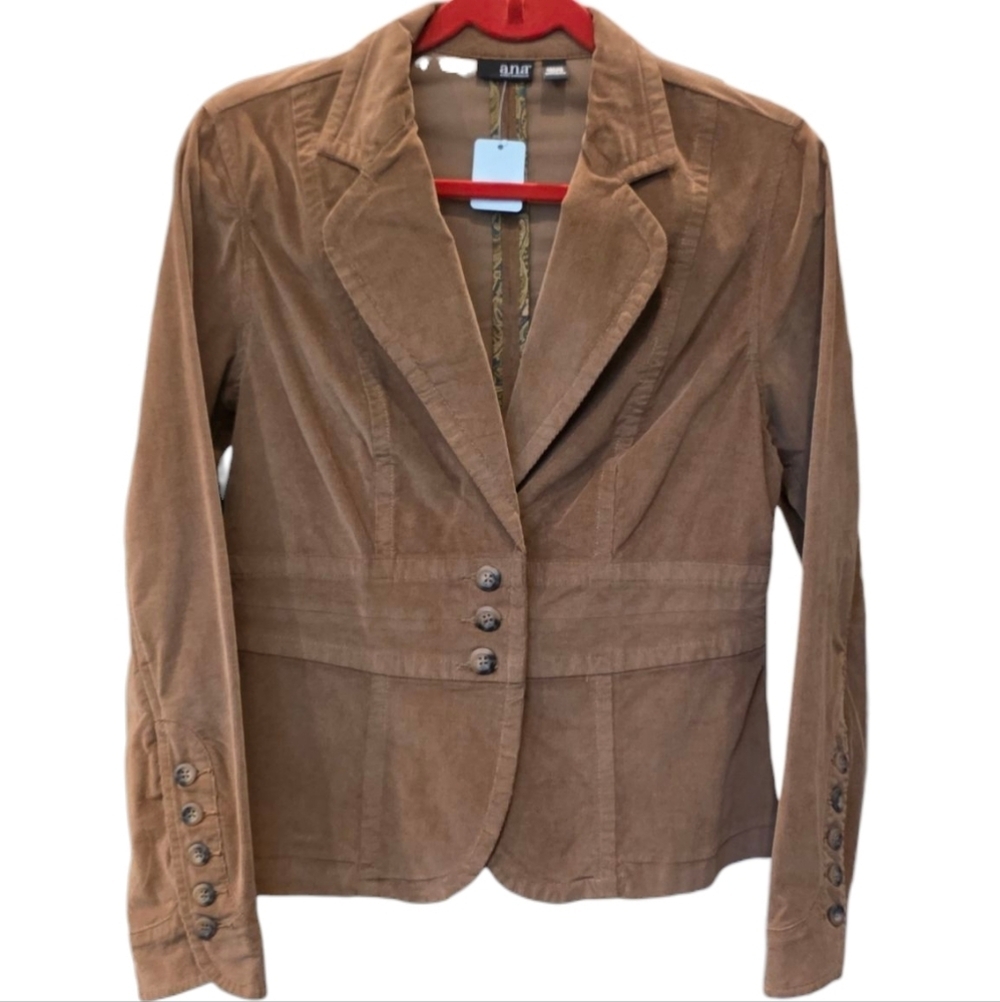 a.n.a Light Brown Corduroy Blazer